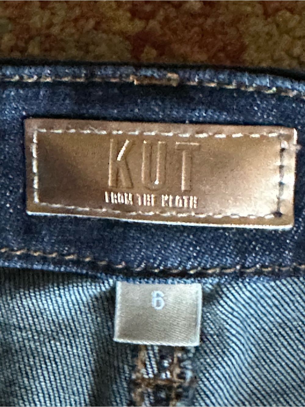 KUT FROM THE KLOTH charlotte high-rise wide leg wide front pockets raw hem 6 - Picture 8 of 13